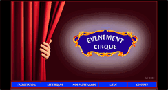 Desktop Screenshot of evenementcirque.fr