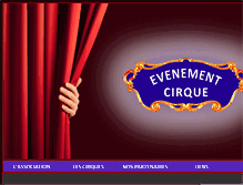 Tablet Screenshot of evenementcirque.fr